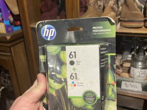 HP 61 black and colored ink cartridge combo pack